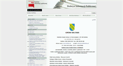 Desktop Screenshot of bip.kaliska.pl