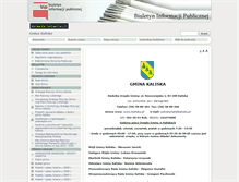 Tablet Screenshot of bip.kaliska.pl